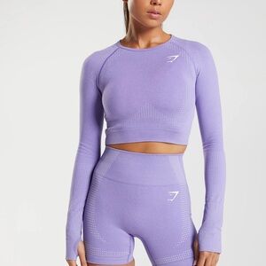 Vital Seamless Long Sleeve Crop Top